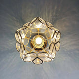 Design-Deckenleuchte aus Glas im floralen Stil-Leuchtezauber