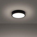 Plafond Onyx 30 Schwarz Led Minimalistische 30 Cm Led-Lampe In Schwarz-Leuchtezauber