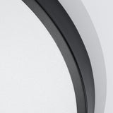 Plafond Onyx 60 Schwarz Led Große Runde Led-Deckenlampe In Schwarz-Leuchtezauber