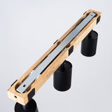 Plafond Fager 3 Schwarz Stilvolle 3-Flammige Lampe Mit Verstellbaren Spots-Leuchtezauber