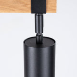 Plafond Fager 3 Schwarz Stilvolle 3-Flammige Lampe Mit Verstellbaren Spots-Leuchtezauber