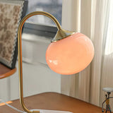 Marshmallow Tischlampe aus Metall und Glas-Leuchtezauber