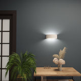 Keramik Wandleuchte Atena 20 Weiß Led Wandlampe Klassisch-Leuchtezauber