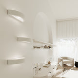 Keramik Wandleuchte Atena 30 Weiß Led Klassisch Design-Leuchtezauber