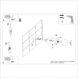 Wandlampe Yoli 1 Schwarz Minimalistische Schwarze Wandleuchte Mit Runder Glasabdeckung-Leuchtezauber