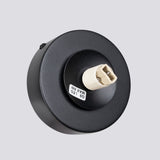 Wandlampe Yoli 1 Schwarz Minimalistische Schwarze Wandleuchte Mit Runder Glasabdeckung-Leuchtezauber