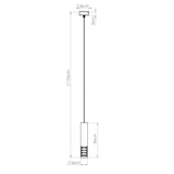 LED Pendelleuchte Lami 1-flammig Weiß – Skandinavisches Design-Leuchtezauber