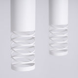 LED Pendelleuchte Lami 2-flammig Weiß – Minimal Design-Leuchtezauber