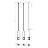 LED Pendelleuchte Lami Lang 3-flammig Weiß – Modern & Elegant-Leuchtezauber
