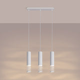 LED Pendelleuchte Lami Lang 3-flammig Weiß – Modern & Elegant-Leuchtezauber