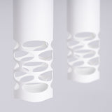 LED Pendelleuchte Liro 2-flammig Weiß – Minimalistisches Design-Leuchtezauber