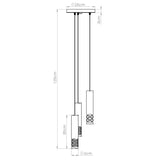 LED Pendelleuchte Liro 3-flammig Weiß – Modernes Design-Leuchtezauber