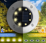 SunStep Solar LED Bodenleuchten – 4er-Set-Leuchtezauber