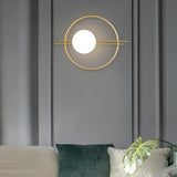 Moderne LED-Wandleuchte Eclipse-Leuchtezauber