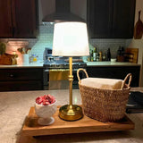 Led Retro Fabric Wireless Tischlampe-Leuchtezauber