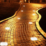 Quadratische Solarlampe-Leuchtezauber