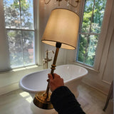 Led Retro Fabric Wireless Tischlampe-Leuchtezauber