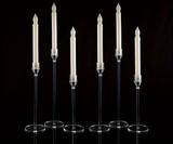 LumenAcry Acryl-Kerzenhalter Set (3-teilig)-Leuchtezauber