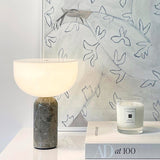 Daenery Marmor Tischlampe-Leuchtezauber