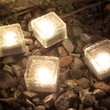 Quadratische Solarlampe-Leuchtezauber