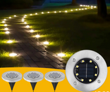 SunStep Solar LED Bodenleuchten – 4er-Set-Leuchtezauber