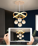 LumaCrest LED Pendelleuchte – Modernes Art Deco-Design für Esszimmer und Wohnzimmer-Leuchtezauber