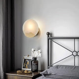 Skandinavische minimalistische Marmor-Wandlampe-Leuchtezauber