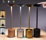 LumiÉlan – Klassische Wiederaufladbare Tischlampe mit Touch, 3 Farben & Stufenloser Dimmung-Leuchtezauber