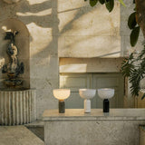Daenery Marmor Tischlampe-Leuchtezauber