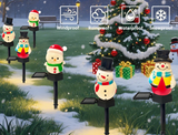 SnowGlow Weihnachts Schneemann Solar LED Wegeleuchten
