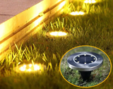 SunStep Solar LED Bodenleuchten – 4er-Set-Leuchtezauber