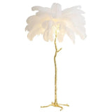 Nordic Ostrich Feathers Stehleuchte-Leuchtezauber