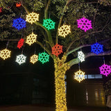 Weihnachts-LED-wasserdichtes Schneeflockenlicht-Leuchtezauber