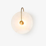 Beruhigende Alabaster-LED-Wandleuchte-Leuchtezauber