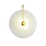 Beruhigende Alabaster-LED-Wandleuchte-Leuchtezauber