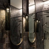 Moderne Glaswandleuchte für das Badezimmer-Leuchtezauber