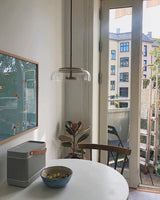 Moderne Solara-Pendelleuchte aus Glas-Leuchtezauber