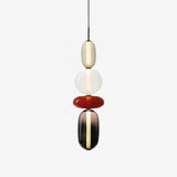 Hängelampe aus kandiertem Glas-Leuchtezauber