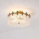 Dekorativer runder Kronleuchter aus Glas für das Wohn- oder Esszimmer-Leuchtezauber