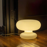 Moderne Glas-Donut-Tischlampe-Leuchtezauber