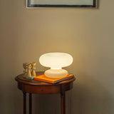 Moderne Glas-Donut-Tischlampe-Leuchtezauber