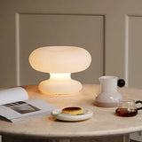 Moderne Glas-Donut-Tischlampe-Leuchtezauber