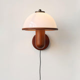 Pilz-Wandlampe aus Holz-Leuchtezauber