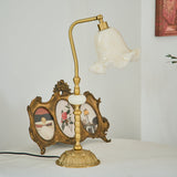 Roselamp | Fashion Flower Tischlampe aus Messing-Leuchtezauber