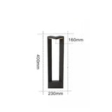 LumiPillar Aluminium LED Gartenleuchte-Leuchtezauber