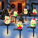 SnowGlow Weihnachts Schneemann Solar LED Wegeleuchten