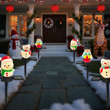 SnowGlow Weihnachts Schneemann Solar LED Wegeleuchten