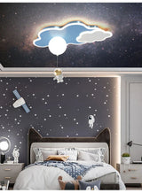 CosmoGlow LED Astronauten Wolken-Deckenleuchte-Leuchtezauber