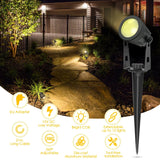 PowerBeam LED Gartenstrahler Außen – Wasserdichte Landschaftsbeleuchtung-Leuchtezauber