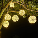 LED Rattan Ball Weihnachtslichterkette
